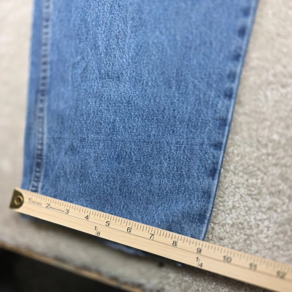 Levi's 550 Straight Jeans Mens‎ 42x30 Blue Denim Stone Wash Relaxed Fit Baggy